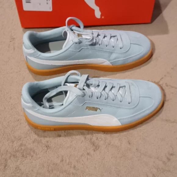 Puma Light Blue Sneakers with Gum Sole - Picture 6 of 6